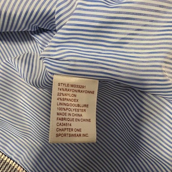 Autres Filles ($100) Plaid Blazer Women’s One Button Academia Preppy Jacket - Picture 7 of 7